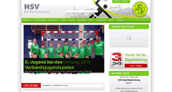 Desktop Screenshot of hsv-bad-blankenburg.de