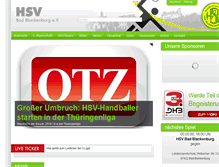 Tablet Screenshot of hsv-bad-blankenburg.de